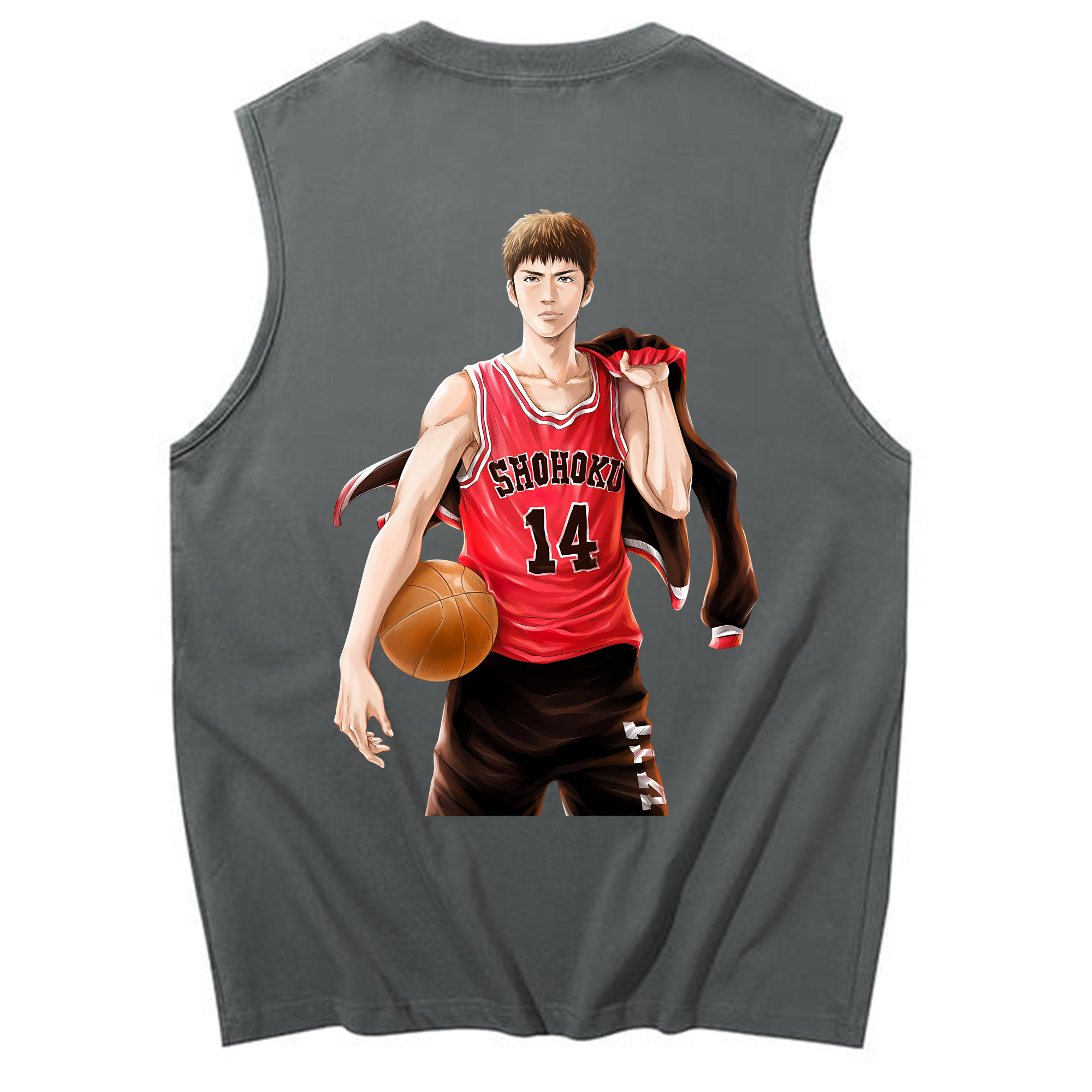 （画像用） SLAM DUNK／スラムダンク コットン100％タンクトップ（背面プリント）